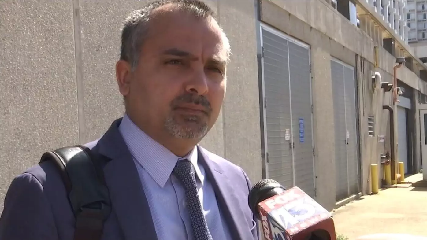 Dr. Kumar spoke with a reporter before his charges were dismissed.